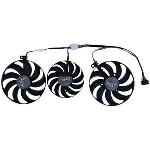 3 stuks/set VGA-koeler CF9010U12D videokaartventilator voor ASUS TUF3 RX 5600 XT OC 6G EVO GAMING RX5700XT 5700XT 8G