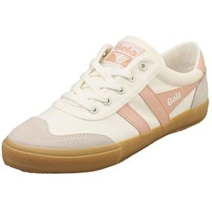 Gola Badminton Womens Fashion Trainers, Off White Pink, 36 EU