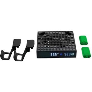 PLCPDM Koelventilator Voor Met Automatische Ventilator Snelheid Verstelbare LED Display Koeling Hangings Opslag Beugel