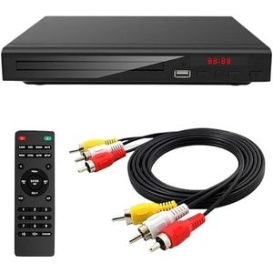 Dvd-speler For Tv Alle Regio's Gratis Dvd-cd-schijven Speler AV-uitgang Ingebouwde PAL NTSC USB-ingang Afstandsbediening Heldere Beeldkwaliteit Stabiele Audio