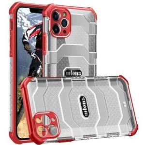 Case Cover, Compatibel met iPhone 11 Pro Max Case, Robuuste Full-Body Heavy Duty Cover, PC Airbag Beschermhoes Ultradun Schokbestendig Lichtgewicht Valbestendig (Color : Rosso)