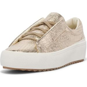 Keds Dames Remi Slip On Sneaker, Champagnekleurig reliëf leer, 36 EU, Champagnekleurig reliëf leer, 36 EU