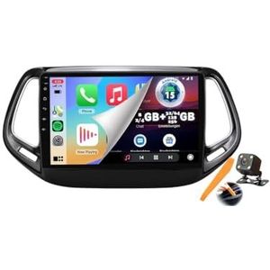 YLOXFW Auto Stereo Android 15.0 Radio Sat Nav voor Compass 2017-2020 GPS Navi 10'' Cartablet Multimedia Video Player FM BT Ontvanger met Carplay 4G 5G WiFi DSP SWC,M6 pro3