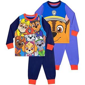 Paw Patrol Jongens Pyjama's 2 Pack Blauw 92
