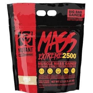 Mutant Mass XXXTREME Vanille-ijs 12 lbs