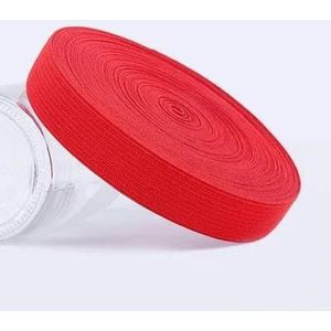 40 meter 20/25 mm elasticiteit elastische band voor ondergoed broek beha rubber kleding verstelbare zachte tailleband naaien accessoires-rood-25mm 40meter