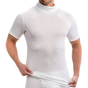 HERMKO 16855 Herenshirt met korte mouwen en rolkraag