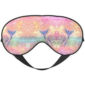 Zeemeermin Staart Slaap Eye Mas Bijgewerkt Ontwerp Licht Blokkerende Night Eye Blinder Mannen Vrouwen Shift Werk Reizen