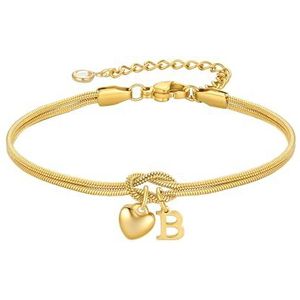Charms Letter Gold Charm Hanger Zilver 925 voor armbanden, rode charme