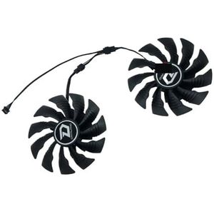 2 stuks/set, GPU VGA-koeler grafische kaartventilator PLD10015B12H voor MLLSE RTX 3070 8GB gaming voor RTX3070 8Ga(DIY Type A)