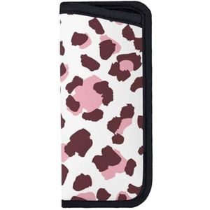 YUNWEIKEJI Luipaard Print Naadloze Roze Dieren Afrikaanse, Brillen Tas Anti-Kras Bril Mouw Draagbare Eyewear Case Neopreen Zonnebril Case, zoals afgebeeld, 3.14 X 6.69 Inches / 8 X 17 cm