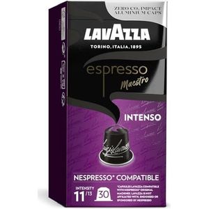 Lavazza Espresso Maestro Intenso, Nespresso compatibele aluminium capsules, Zero CO2 Impact 10 capsules, 57g