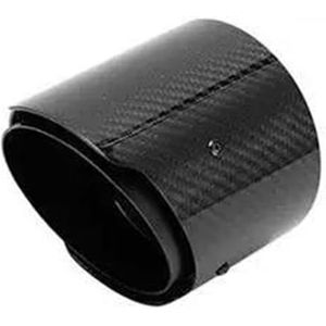 eindpijp Auto Uitlaat Systeem Demper Pijp Tip Krul Zwarte Roestvrijstalen Dempers Decoraties Voor Suzuki Voor Swift 2018 2019 2020 uitlaat(B)