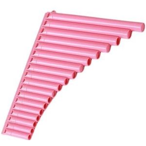 panfluiten Roze Panfluit 18-pijps Voor Beginners En Professionals Die Etnische Blaasinstrumenten Bespelen 18-pijps Speciaal Voor Beginners