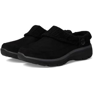 Skechers Easy Going-Warm Duet Pantoffels voor dames, zwart, 35.5 EU