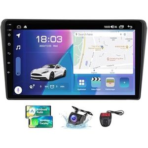 Android 13 QLED Autoradio voor Toyota Avensis T250 2 II 2003-2009 - Ingebouwde DSP/Carplay/Android Auto - Camera + DVR - 9 inch 2 Din - Stuurbediening - FM RDS DAB Radio - BT 5.0(A,NF-3)