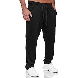 Tazzio C100 Joggingbroek voor heren, regular fit, sportbroek, fitness, vrije tijd, trainingsbroek, sweatpants, joggingbroek, C100, zwart, M