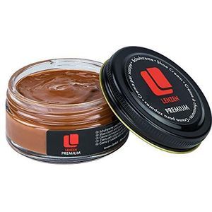 Lenzen Schoenpoets voor leren schoenen, Schoencrème voor leren schoenen, Conac, 50ml