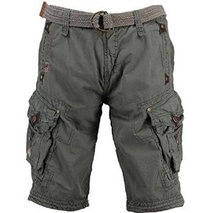 Geographical Norway Pratique Pearl Bermudashorts voor heren, Storm, M