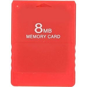 Snelle Geheugenkaart 8 MB, FMCB1.966 Draagbare Geheugenkaart voor Externe Geheugenkaart Plug-in en Speel Efficiënte Gaming-geheugenkaart(rood)