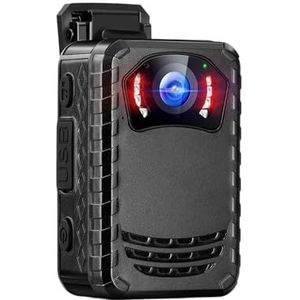 Mini Body Cameram, N9 Full HD Politie Lichaamscamera 165 Graden Lens IR Nachtzicht SD-kaart Opslag Mini Camera Professionele Lichte Lichaamscamera voor Pet Walking, Werk, Reizen