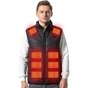 Verwarmingsjas,Slimme verwarmde motorjas met 3 verwarmingsniveaus - Verstelbaar elektrisch vest, snel verwarmingsvest voor dames, heren, winter
