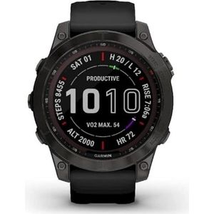 Garmin FENIX® 7 SOLAR Sapphire 47 mm leigrijs/zwart