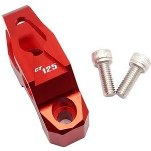 Voorhaak Motorfiets Haak Voor HON&DA CT125 CT 125 Voor Hunter Cub 2020 2021 Motorfietshouder Klembeugel Tashaak Helmhanger(rood)