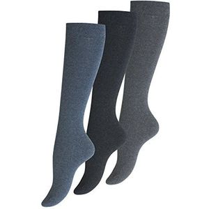 Yenita - Kniekousen - Uni - 3 Paar - Katoen