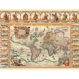 Dino Puzzel 2000 stukjes: Historische Wereldkaart