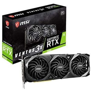 MSI RTX 3090 Ventus 3X 24G OC Grafische kaart (24GB, GDDR6X, 384 bit, 7680 x 4320 pixels, PCI Express Gen 4)