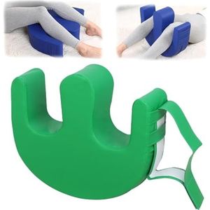 Anti-druk Eenvoudig Rolkussen For Ouderen, Patiëntdraaihulpmiddel U-vormig Kussen, Overdrachtskussen For Huishoudelijke Apparatuur Met Banden 13 Cm Dik(Green)