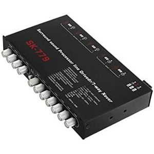 Audioversterker, Auto Home Audio Power versterker 7 Kanaals 12V Auto Digitale Amplifer Auto Audio Versterker for Auto's Versterker Subwoofer 12V