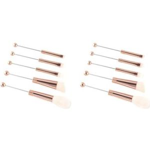 2 set 5 Stuks Oogmake-up Borstel Set DIY Foundation Professionele Voor Zusters Bestie Gift