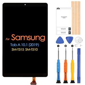 ARSSLY LCD-scherm voor Samsung Galaxy Tab A 2019 (WiFi-versie) SM-T510/T515 10,1 inch display vervanging touchscreen digitazer assembly met reparatieset