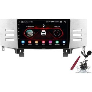 Android 15 Autoradio voor T-oyota Mark X1 (2004-2009) 9 inch 2K touchscreen 2000 * 1200 Android hoofdunit multimedia speler met Carplay GPS-navigatie, BT, 5G WiFi, DSP en SWC,K1 pro