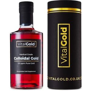 Colloïdaal goud 120 PPM – 500 ml – Ultra Sterkte Goud Supplement