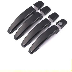 hendel Voor Chevrolet 2011 2012 2013 2014 2015 Chrome Zwarte Auto Deurgreep Cover Trim Stickers Styling Accessoires(Style2)