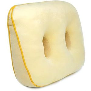 Zitbeenknobbel zitkussen met twee gaten voor zitbeenderen, traagschuim zitbeenontlastend kussen voor billen, onderrug, heupen