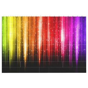 Regenboogglitter, bouwsteenpuzzel, bouwsteenpuzzel, familiespel