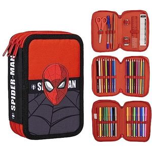 CERDÁ LIFE'S LITTLE MOMENTS Unisex Kid's Spiderman etui met accessoires, veelkleurig, standaard, Meerkleurig, Eén maat