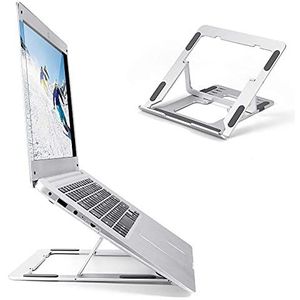 Laptop Stand Verstelbaar voor Bureau, Draagbare Ergonomische Laptop Riser Stand voor 15 Inch Laptop, Windows & Mac-apparaten zoals Dell, Toshiba, HP, Samsung, MacBook, Lenovo en meer.