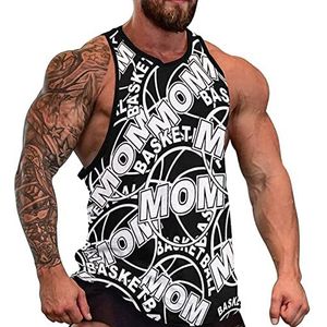 Basketbal Mom Tank Top Mouwloos T-shirt Trui Gym Shirts Workout Zomer Tee