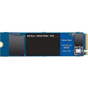 Western Digital WD Blue SN550 NVMe SSD 1 TB (M.2 2280 formaat, Western Digital SSD-dashboard, leessnelheden tot 2400 MB/s en schrijfsnelheden tot 1950 MB/s)