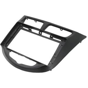 ASJFGTEH 9 inch autoradio fascia compatibel met I-25/Accent/Solaris/Verna 2010-2016 Frame Android 2Din MP5-speler stereopaneel (zwart frame)