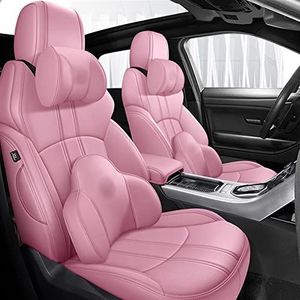 Stoelhoezen Beschermhoezen Voor Ford Voor Explorer 2020 2013 2014 2016 2017 Auto Stoelhoezen leder 5 Zetels:(Pink,Deluxe)