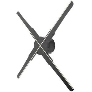 Holografische Waaier, 45CM 3D LED Holografische Projector Display Ventilator Hologram Reclame Projectie Speler,Holografische Projector