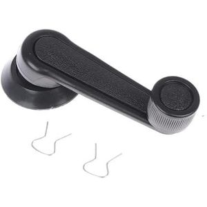 Auto-accessoires Universele Autoruit Connect Winder Handle Crank Deurhendel Hand Raambediening Auto Raamhendels(zwart)