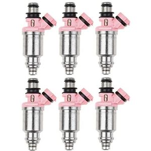 Brandstofinjectiemondstuk Brandstofinjector 23250-74080 2325074080 23209-74080 2320974080 Voor Landcruiser 1FZ-FE FZJ70 FZJ75 FZJ80 KMAGE(6 pcs)