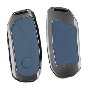 Sleutelkaarthouder Auto Accessoires Decoratie Shell Voor BMW 5 Serie I5 525 530li 2024 Metalen Auto Afstandsbediening Sleutel Case Cover Protector Shell Met Sluiting Sleutelbehuizing(1 UK)